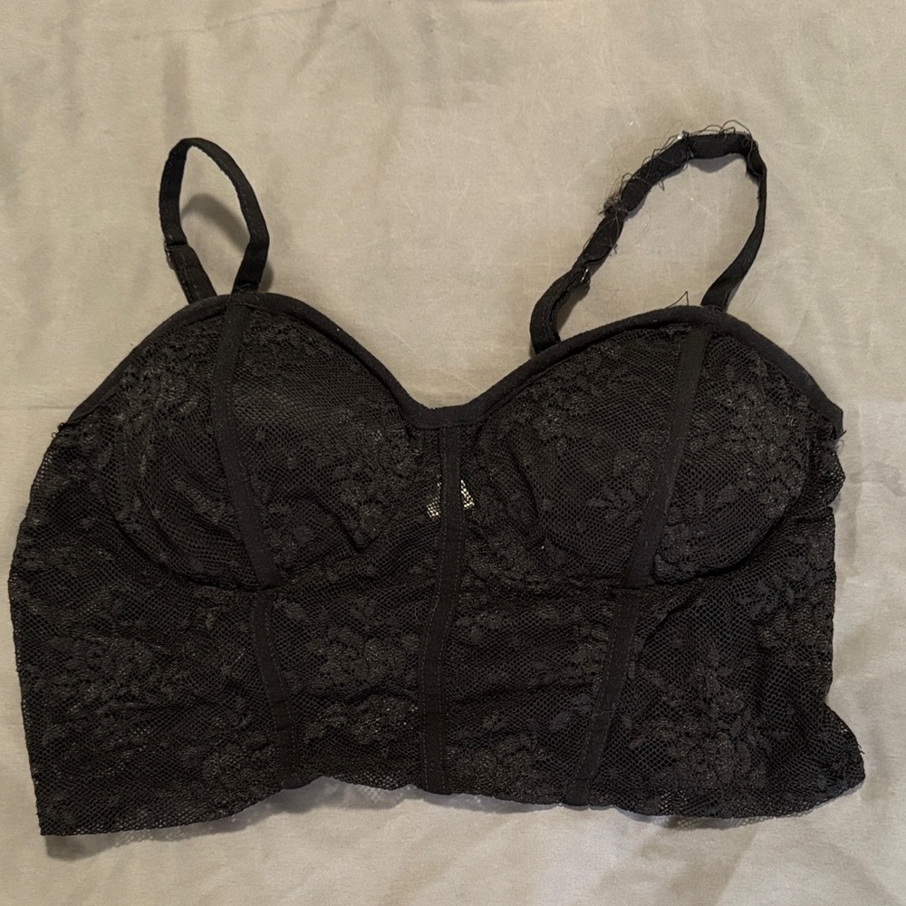 Bozzolo Black Lace Bralette